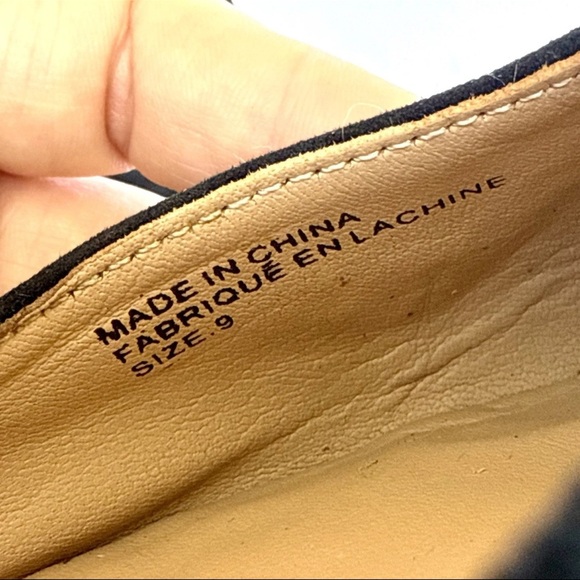 Anthropologie Black Velvet Embroidered Bow Kitten Heels Pumps Coquette Sz 9 - Picture 5 of 8